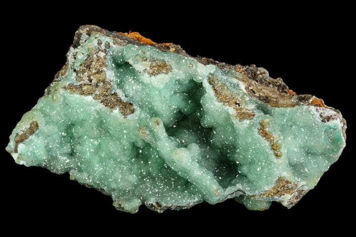 Blue-Green Smithsonite Crystal Aggregation - Utah #109770